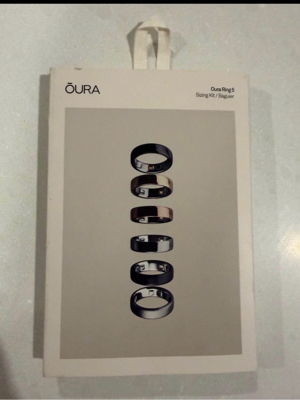 Oura ring 5 sizing kit